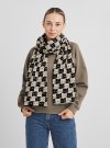 Dedicated Scarf Rossberga Pepita Cats Oat White