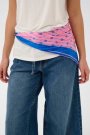 Culture Loli Banda Scarf  Pink Graphic