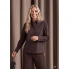 Isay Sigga Shirt Jacket Dark Brown