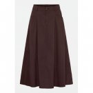 ISAY SIGGA LONG SKIRT DARK BROWN