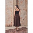 ISAY SIGGA LONG SKIRT DARK BROWN