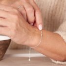 Faith Armband Rörliga Kulor Silver