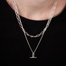 Faith Halsband Silver Liten T-Bar