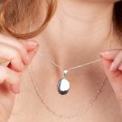 Faith Halsband Silver Medaljong
