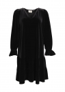Isay Stella Velvet Dress Black