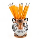 Quail Ceramics Tiger Pencil Pot