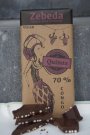 Zebeda Mörk Choklad 70% Quinoa Congo 100g