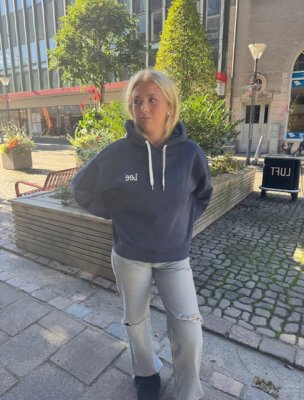 Lee Essential hoodie Mood Indigo