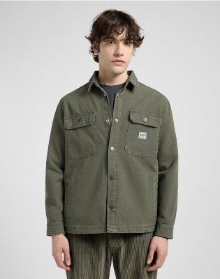 Lee Workwear Overshirt Oak Moss