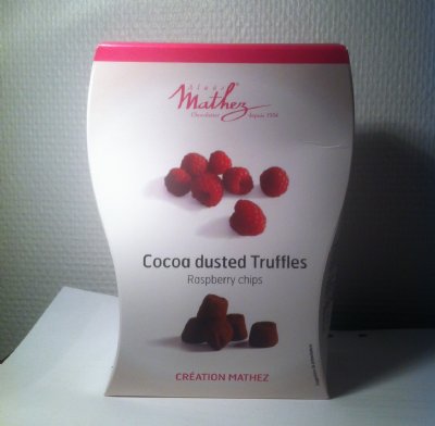 Mathez Cocoa Dusted Truffles - Raspberry