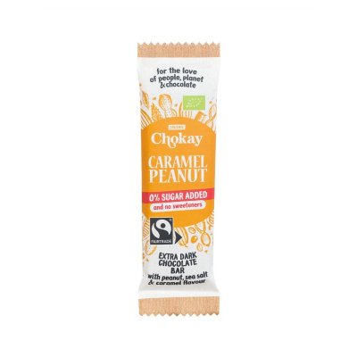 Chokay Bio Bar Dark Caramel Peanut 30g