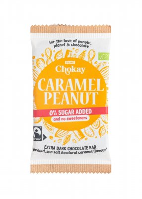 Chokay Bio Bar Dark Caramel Peanut 70g