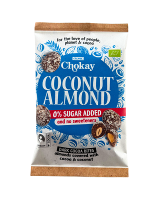 Chokay Bio Bite Dark Coconut Almond 85g