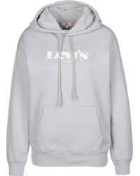 Levi's Graphic Standard Hoodie Pearl Grey
