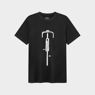 Dedicated T-shirt Stockholm Bike Front Charcoal Forged Iron