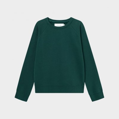 Dedicated Sweatshirt Ystad Raglan Base Dark Green