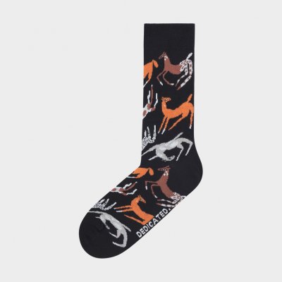 Dedicated Socks Sigtuna Mustang Party Black