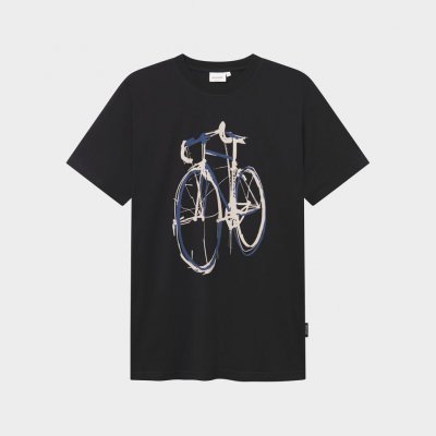 Dedicated T-Shirt Stockholm Blue Stokes Bike Black