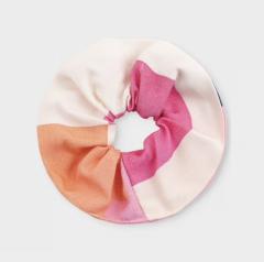 Dedicated Scrounchie Abstract Block Multi Color