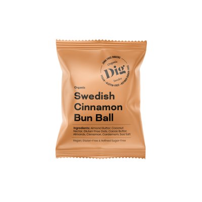 Dig Get Raw Swedish Cinnamon Bun Ball
