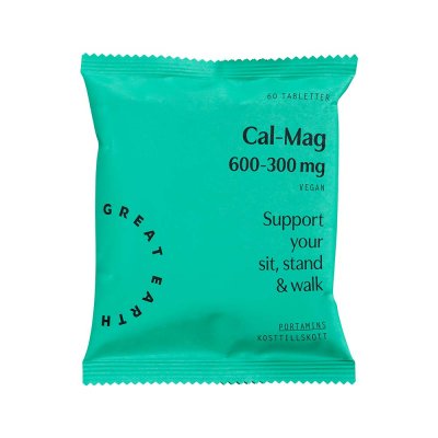 Great Earth Cal-Mag 600-300mg 60 tabletter refill Great Earth