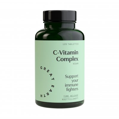 Great Earth C-Vitamin Complex 120 tabletter