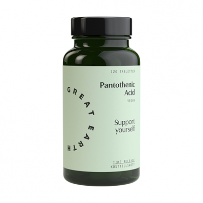 Great Earth Pantothenic Acid 120 tabletter