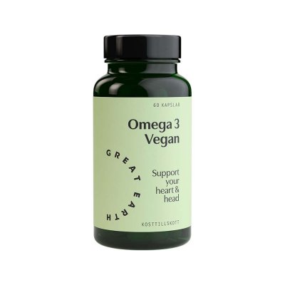 Great Earth Omega-3 Vegan 60 kapslar