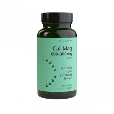Great Earth Cal-Mag 600-300mg 120 tabletter