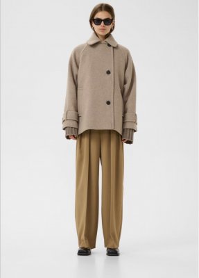 InWear Thora Minona Coat R Sandy Grey Melange