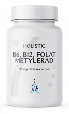 Holistic B6, B12, Folat Metylerad 60 kapslar