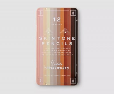 PRINTWORKS 12 Colour Pencils Skin Tone