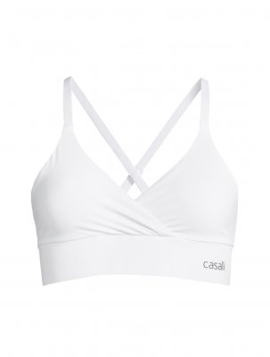 Casall Wrap Sports Bra White