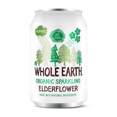 Whole Earth Sparkling Elderflower Organic 33cl