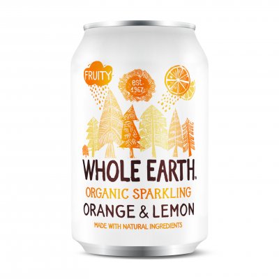 Whole Earth Sparkling Orange & Lemon Organic 33cl