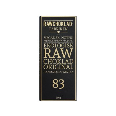 Wermlandschoklad Ekologisk Rawchoklad Original 83 50g