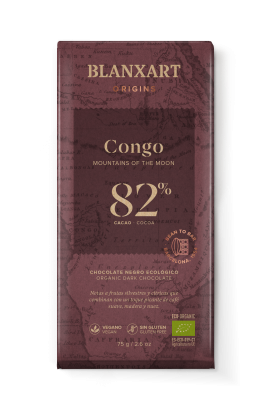 Blanxart Mörk Chokladkaka Congo 82% EKO 75g