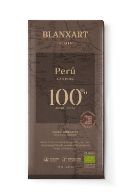 Blanxart Mörk Chokladkaka Peru 100% EKO 75g