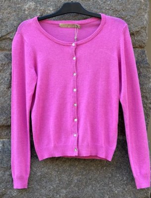 Culture Annemarie Knit Cardigan Phlox Pink Melange