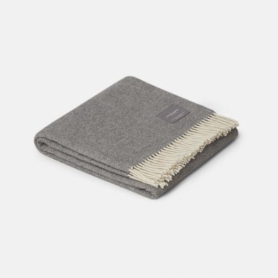 Stackelbergs Recycled Lamswool Blanket Light Grey
