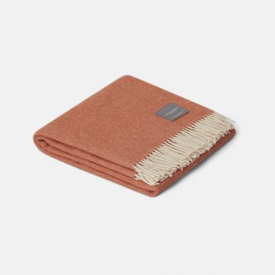 Stackelbergs Recycled Lamswool Blanket Orange
