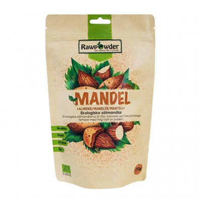 Rawpowder Mandel 250g EKO