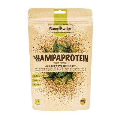Rawpowder Hampaprotein 50%, 300g