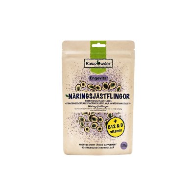 Rawpowder Näringsjästflingor 125g