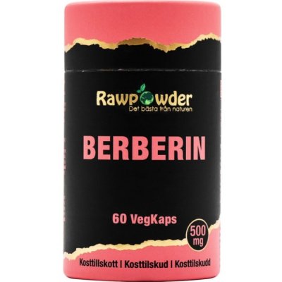 Rawpowder Berberin 500mg 60 kapslar