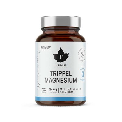 Pureness Trippel Magnesium 120 kapslar