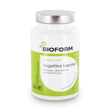 Bioform Ingefära 60 kapslar