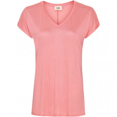 Isay Nugga V-Neck Viscose T-Shirt Autumn Rose