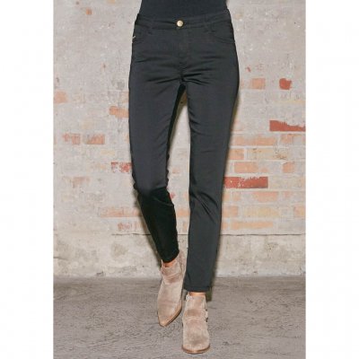 Isay Lido Zip Jeans Black