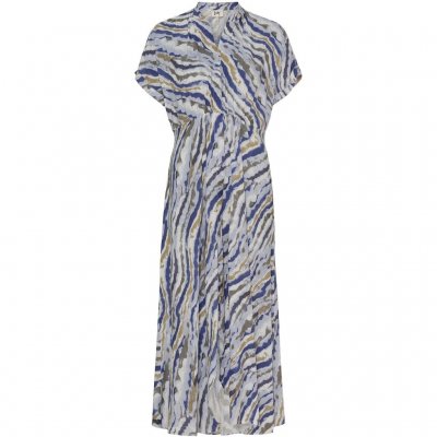 Isay Gyta Dress Blue Waves